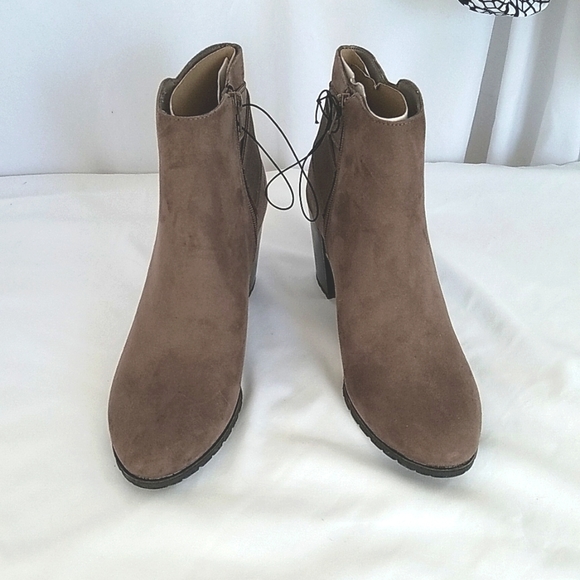 a new day Shoes - A New Day Women's Water Repellent Ankle Boots Bark Brown Size 10